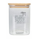 Barattolo Caffè con scritta "Café" 1 Litro in Vetro VdE Tivoli 1996 Spagnolo