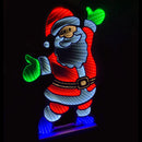 Babbo Natale Infinity 60 cm Addobbo Luminoso Decorazione LED Natalizia