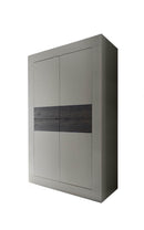 Mobile Alto da Salotto 4 Porte 102x43x162cm TFT  Basic Peltro Quercia Wengè