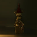 Renna resina led rosso cm 19x10,5xh55,5