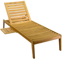 Lettino Prendisole da Giardino in Legno Nanchino