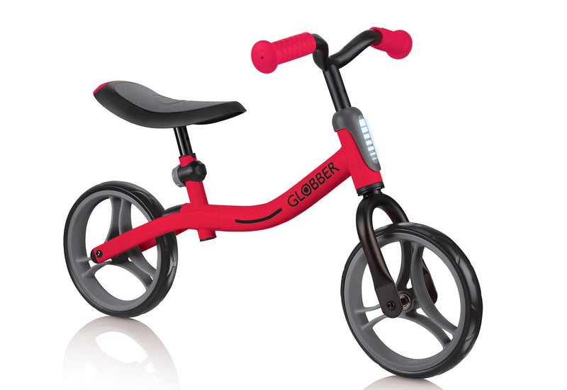 Bicicletta Pedagogica per Bambini 10" Senza Pedali Globber Go Bike Rossa