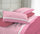 Set aus Baumwollbettwäsche und Kissenbezügen Cober Belfast Pink, verschiedene Größen