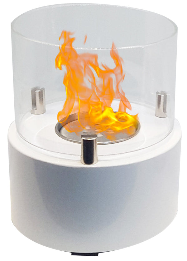 Bioethanol Tischkamin Ø13x15,8cm Vannini Giotto Kerze Weiß online