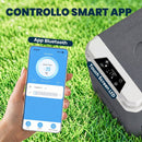 Frigorifero da Auto Portatile 25 L 58x33x38,3 cm con Congelatore e Controllo App in HDPE Grigio      