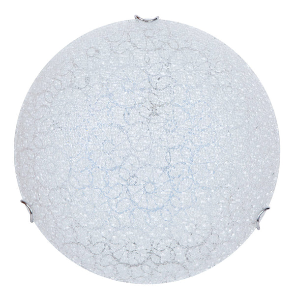 online Deckenleuchte 1xE27 Haken Chrom Glasplatte Großes Rad E-Energy Maia