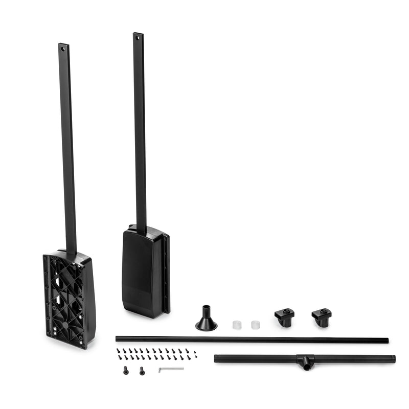 Appendiabiti per Armadio Hang H830 - 1150 Verniciato Nero Acciaio e Tecnoplastica Emuca