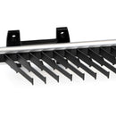 Portacravatte Laterale Estraibile per Armadio 36 Cravatte in Alluminio e Plastica Emuca Anodizzato opaco