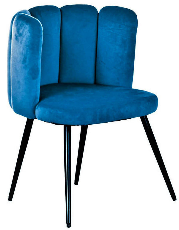 Gepolsterter Stuhl 57x51x77 cm in Teal Velvet prezzo