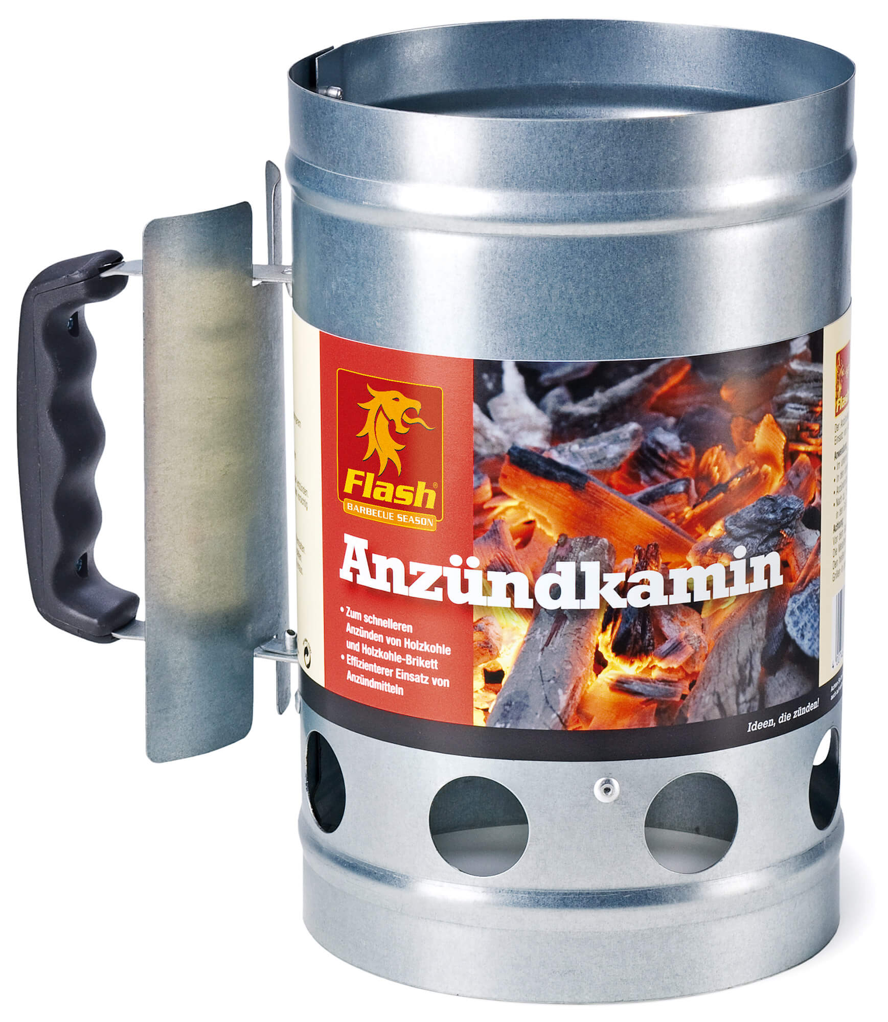 Feuerzeug Holzkohle und...