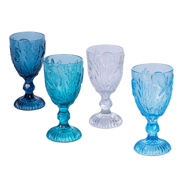 online Set 4 Pantelleria Glaskelche Villa d'Este Home Tivoli 4 verschiedene Farben