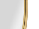 Specchio Warsaw 72x3x71 cm in Ferro e MDF Oro