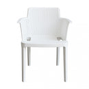 Poltrona Cathy 60x58x76,5 cm  in Polipropilene Bianco
