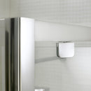 Box Doccia 3 Lati 1 Anta Battente In Cristallo Opaco 6mm H185 Fosterberg Koge Trio Varie Misure