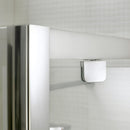 Box Doccia 3 Lati 1 Anta Battente In Cristallo Opaco 6mm H185 Fosterberg Koge Trio Varie Misure