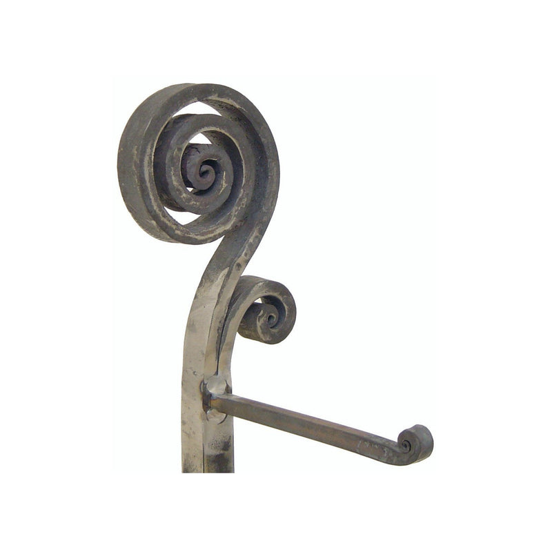 Set Camino 4 Pezzi con Spirale decorativa Forgiato a mano in Ferro Molato