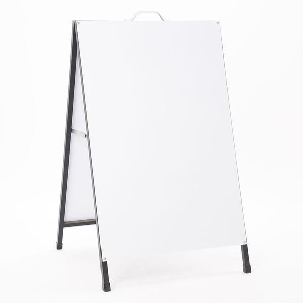 Espositore Pubblicitario Bifacciale Bifacciale con Lavagna 60x90 cm in Metallo Nero prezzo