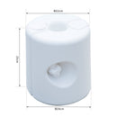 Set 4 Pezzi Base per Gazebo Riempibili 9 Kg x 4 Bianco 