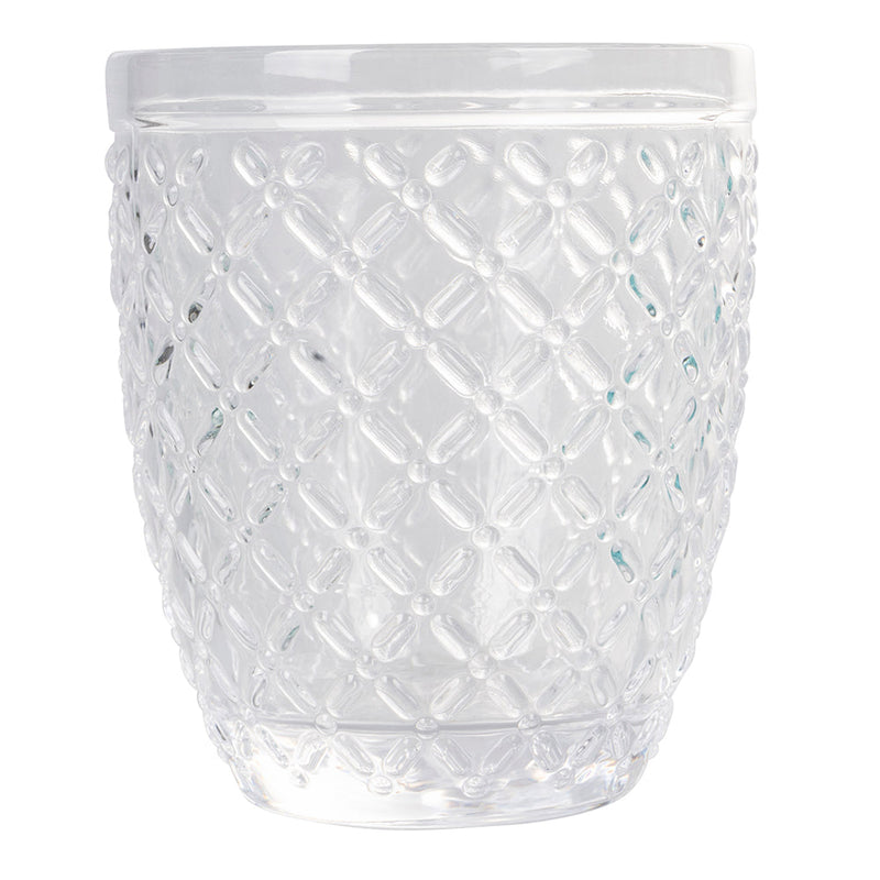 Set 6 Bicchieri Acqua Castle Ocean in Vetro VdE Tivoli 1996 Blu