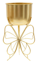 Porta Vaso Farfy Ø22x40 cm in Ferro Oro      