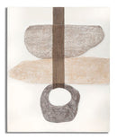 Dipinto su Tela Stony 80x100x2,8 cm Cornice in Legno di Pino Multicolor