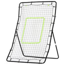 Rete Elastica Rimbalzo da Calcio e Rugby Rimbalzatore Portatile 90x80x140 cm 