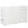Mehrzweckschrank 117 x 36 x 74 cm 2 Schubladen 3 weiße Türen