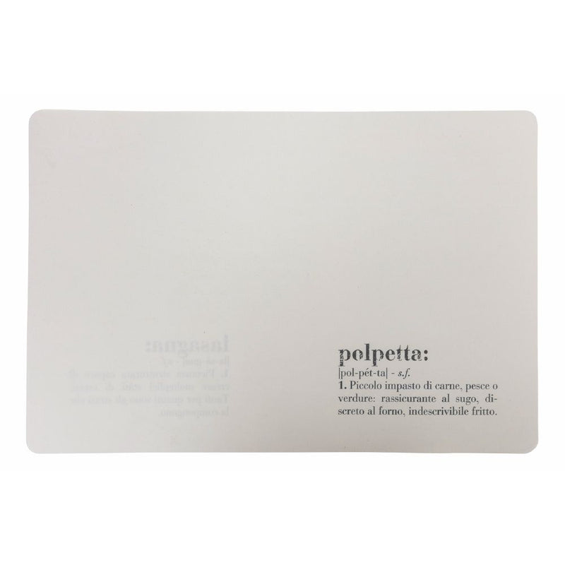 Set 6 Tovagliette Double Face 45x30x0,1 cm in PVC VdE Tivoli 1996 