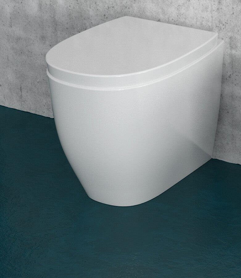 WC Filo a Muro in Ceramica 52x35,5x42cm TFT Street Bianco