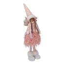 Angelo led tessuto rosa cm 15x10xh52