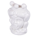 Umidificatore per Radiatori Testa di Moro Donna 10x6x14 cm  in Ceramica VdE Tivoli 1996 Sicilia