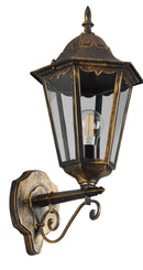 Applique da Esterno Attacco E27 in Alluminio Ruggine