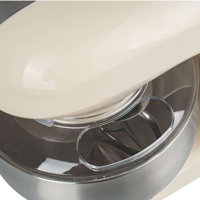 Impastatrice Planetaria 5 Litri 6 Velocità 1300W Ciotola in Acciaio Kooper Atena Avorio