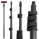 Lavavetri con Asta Telescopica Estensibile 6 m per Pulizia ad Acqua   