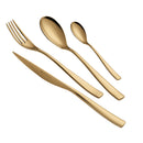 Servizio Set di Posate 24 Pezzi in Acciaio 18/10 PVD Eme Etoile Gold