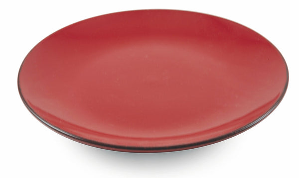 Set mit 6 Speisetellern aus Steinzeug Ø27x3,5 cm Villa d'Este Home Tivoli Baita Glazed Rossi prezzo