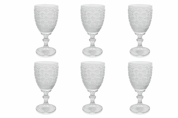 Set mit 6 Glasbechern 235 ml Villa d'Este Home Tivoli Sizilien sconto