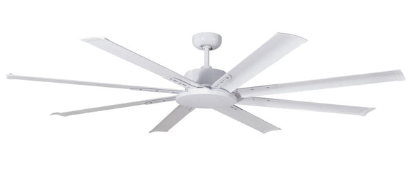 sconto Deckenventilator mit 8 Aluminiumflügeln Ø165 cm 5 Geschwindigkeit Martec Albatross White