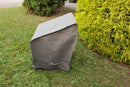 Custodia Fodera per Sedie da Giardino Impilabili 65x65x90/120 cm in Mytex Impermeabile Taupe