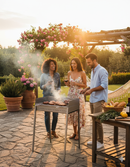 Barbecue a Carbone Carbonella 60x40 cm in Acciaio Lisa Luxury Stromboli