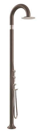 Doccia da Esterno Giardino Miscelatore Deviatore e Doccetta Mobile Arkema Funny Yin Dove Gray