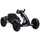 Go-Kart Elettrico per Bambini 3-6 Anni 98x55,5x46,5 cm con Doppio Motore 12 V Fari LED e 1,5-4 km/h in PP Nero