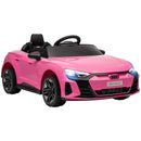 Macchina Elettrica per Bambini Licenza Audi RS 12V con Telecomando Rosa  