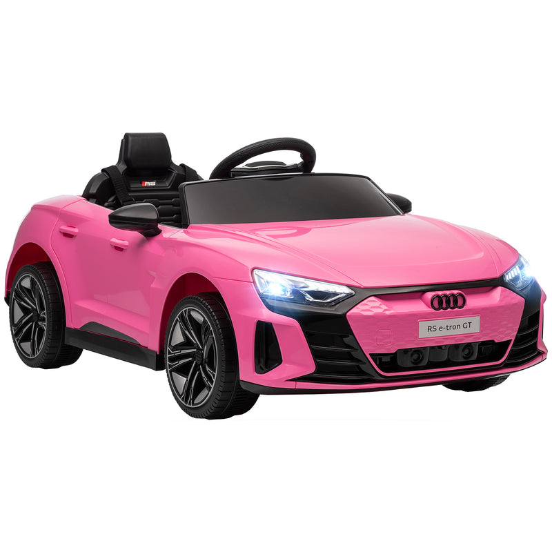 Macchina Elettrica per Bambini Licenza Audi RS 12V con Telecomando Rosa  