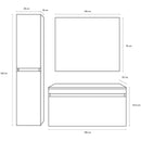 Mobile da Bagno sospeso Bali 06 Maxi Twist Piombo TFT