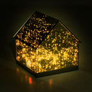 Lampada a LED da Tavolo in Vetro 30x29,5H31,5cm Casetta