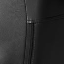 Sedia da Gaming Ergonomica 64x53x122-133 cm con Poggiapiedi in Similpelle Blu