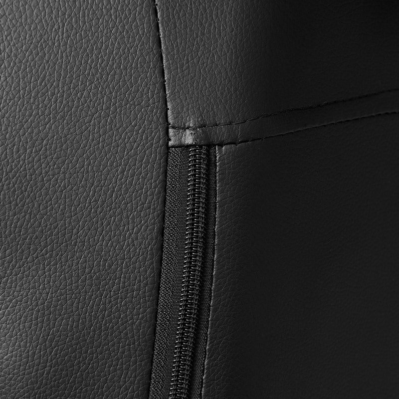 Sedia da Gaming Ergonomica 64x53x122-133 cm con Poggiapiedi in Similpelle Bianco