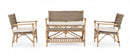 Divano 2 Posti 122,5x70x80h cm con Cuscini Tarifa