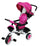 Kidfun Tricygò Rosa Dreirad-Kinderwagen mit 360° drehbarem Sitz